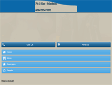 Tablet Screenshot of fit2eatmadison.com